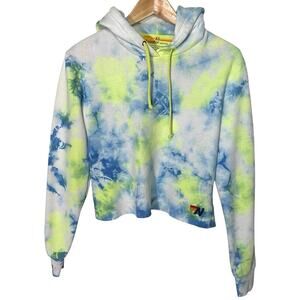 Aviator Nation Tie Dye Hoodie XS Dopamine Surf Girl Beachy California Vibes Y2K